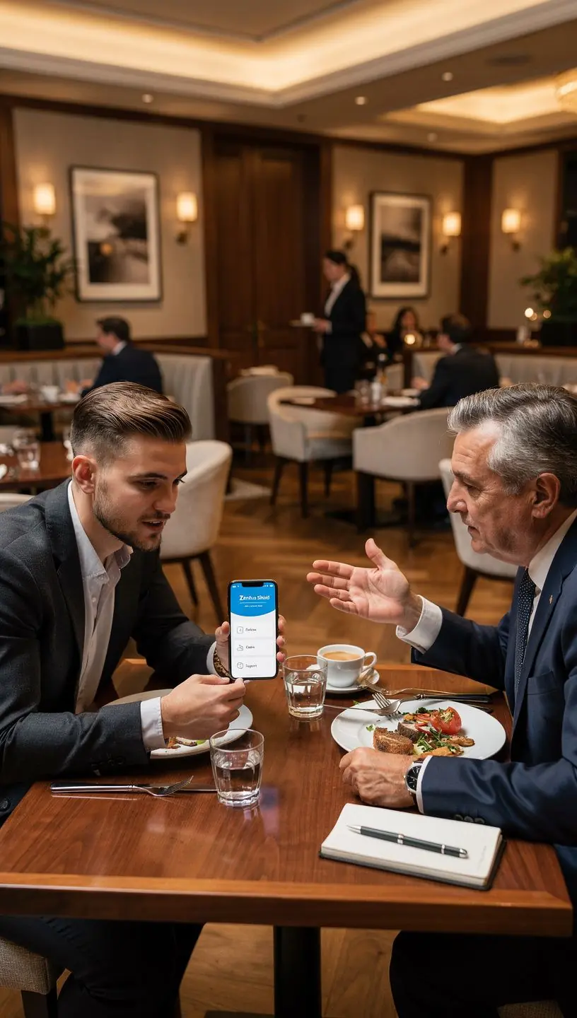 Zespół ubezpieczeń samochodowych omawia różne plany ochrony pojazdów w biurze.