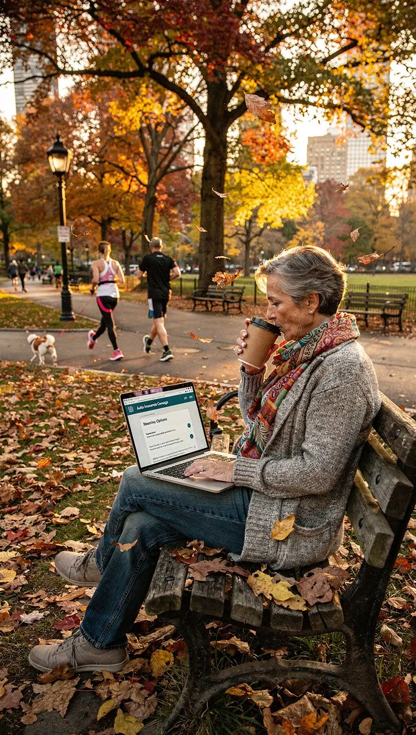 Zdjęcie przedstawiające samochód osobowy z ubezpieczeniem w tle, symbolizujące pełne pokrycie.